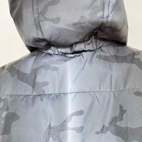 Members Mark Reflective Gray Camo Full Zip Winter Puffer Jacket New Nwt Size 2T - Picture 9 of 15